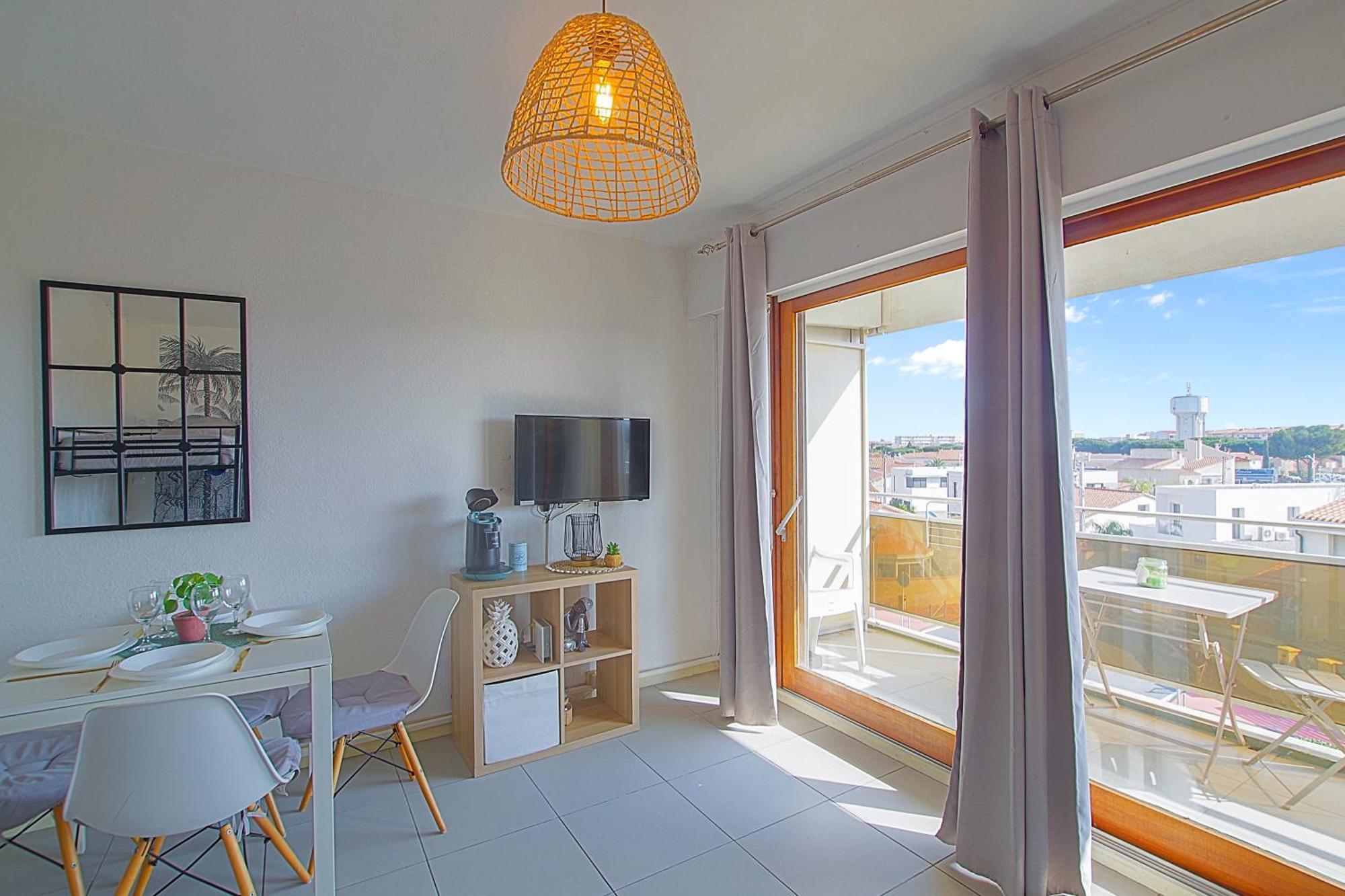 Studio Calme Avec Parking Et Ascenseur -304- Canet-en-Roussillon Dış mekan fotoğraf